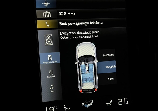 Volvo XC 60 cena 139800 przebieg: 122000, rok produkcji 2020 z Żarki małe 667